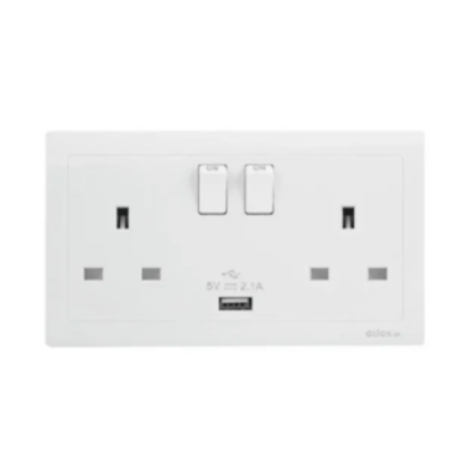 CPC770 Click USB socket13A Double