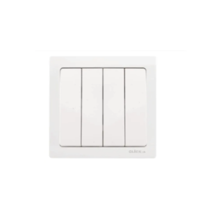 CPC814 Click Switch 4 Gang 2Way - Green Electricals