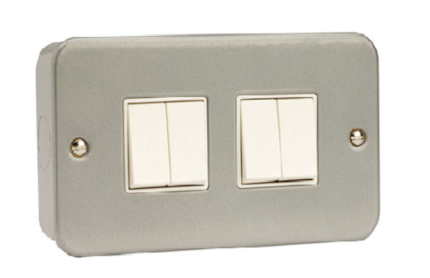 METAL CLAD 4 GANG 2 WAY SWITCH