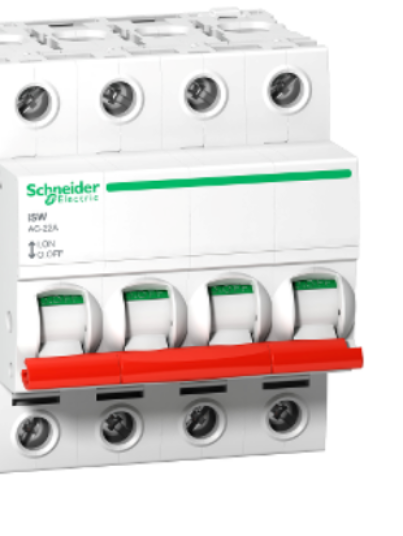 SCHNEIDER ISOLATOR 100A 4 POLE