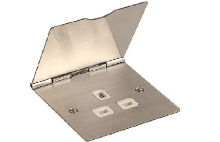 STAINLESS STEEL FLAT FLOOR SOCKET 13A