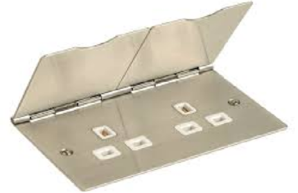 STAINLESS STEEL FLAT FLOOR SOCKET 13A