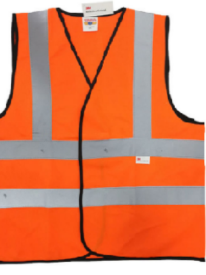 Safety Vest Jacket Orange 4XL