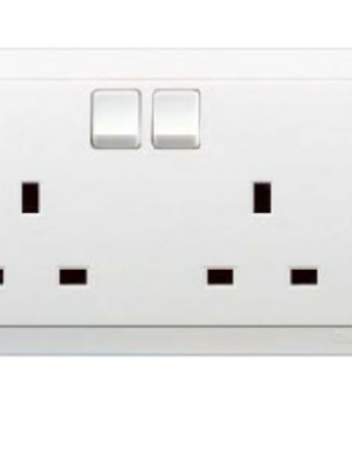 Schneider Switch Socket Twin 13A